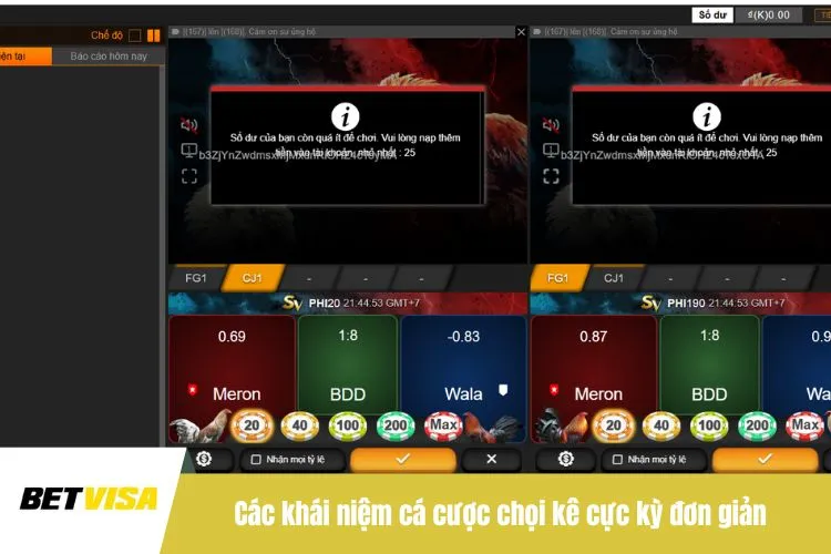 Các khái niệm cá cược chọi kê cực kỳ đơn giản